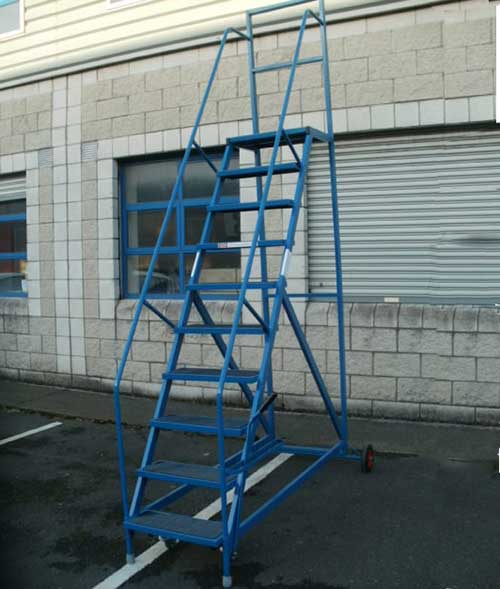 Warehouse Mobile Step Ladder